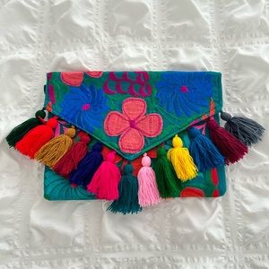 Colorful Embroidered handbag